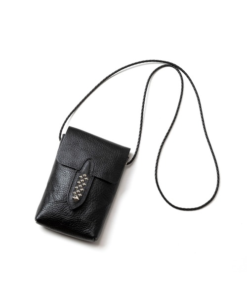 calee ミニポーチ STUDS LEATHER MULT POUCH（ポーチ）｜CALEE（キャリー）の