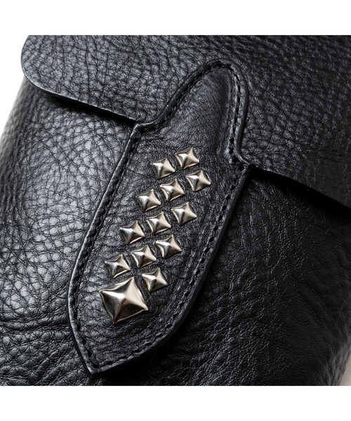 STUDS LEATHER MULT POUCH（ポーチ）｜CALEE（キャリー）の
