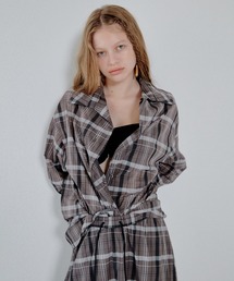 シアープレイドシャツ / Sheer Plaid Shirt