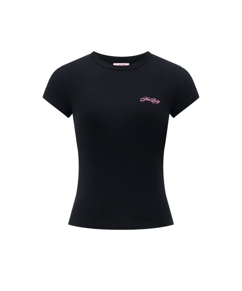 SupBaby by SUPPLIER（サプベイビーバイサプライヤー）の「Tシャツ｜Baby Cross Tee｜SupBaby by SUPPLIER（Tシャツ/カットソー・レディース・ブラック/ホワイト・SMALL/MEDIUM）」の3枚目の写真