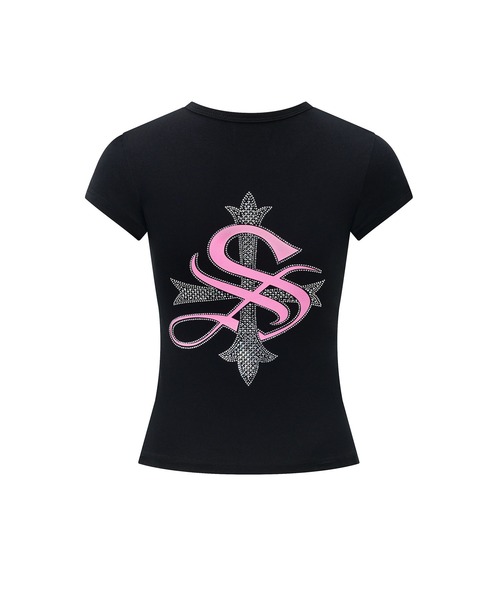 SupBaby by SUPPLIER（サプベイビーバイサプライヤー）の「Tシャツ｜Baby Cross Tee｜SupBaby by SUPPLIER（Tシャツ/カットソー・レディース・ブラック/ホワイト・SMALL/MEDIUM）」の20枚目の写真