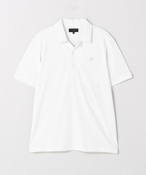 St ANDREWS（セントアンドリュース）の「【St ANDREWS】サッカー調ジャガード半袖シャツ (MENS)（ポロシャツ・メンズ・ホワイト/ブラック・L/LL/M）」の21枚目の写真