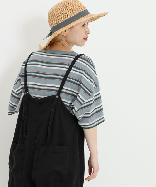 HEART MARKET（ハートマーケット）の「★Bigポケ付きPO②（Tシャツ/カットソー・レディース・グリーン系/オレンジ系/イエロー/ミント/ブラック/ベージュ系/ナチュラル・FREE）」の5枚目の写真