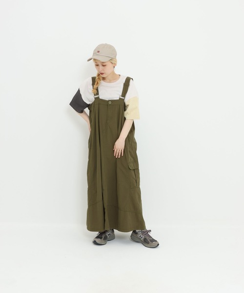 HEART MARKET（ハートマーケット）の「★Bigポケ付きPO②（Tシャツ/カットソー・レディース・グリーン系/オレンジ系/イエロー/ミント/ブラック/ベージュ系/ナチュラル・FREE）」の16枚目の写真
