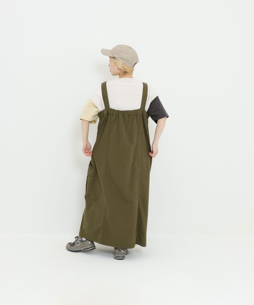 HEART MARKET（ハートマーケット）の「★Bigポケ付きPO②（Tシャツ/カットソー・レディース・グリーン系/オレンジ系/イエロー/ミント/ブラック/ベージュ系/ナチュラル・FREE）」の18枚目の写真