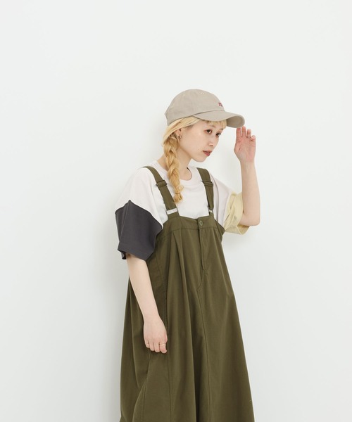 HEART MARKET（ハートマーケット）の「★Bigポケ付きPO②（Tシャツ/カットソー・レディース・グリーン系/オレンジ系/イエロー/ミント/ブラック/ベージュ系/ナチュラル・FREE）」の19枚目の写真