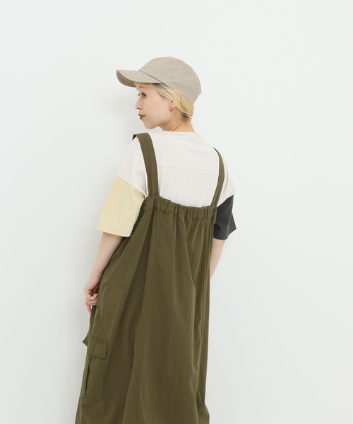 HEART MARKET（ハートマーケット）の「★Bigポケ付きPO②（Tシャツ/カットソー・レディース・グリーン系/オレンジ系/イエロー/ミント/ブラック/ベージュ系/ナチュラル・FREE）」の21枚目の写真