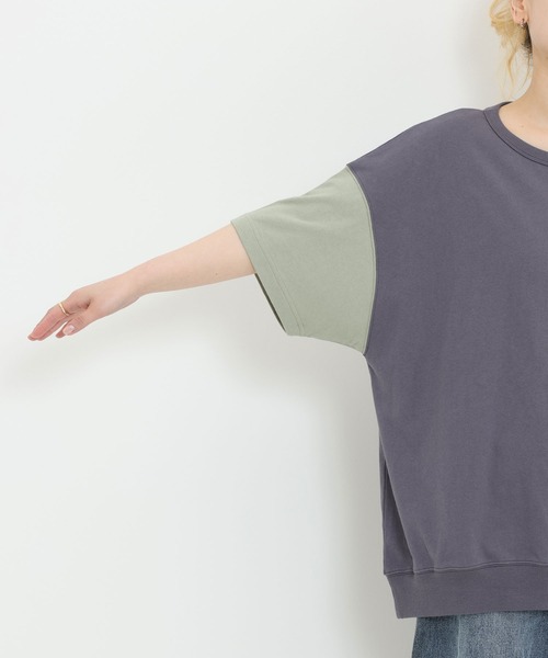HEART MARKET（ハートマーケット）の「★Bigポケ付きPO②（Tシャツ/カットソー・レディース・グリーン系/オレンジ系/イエロー/ミント/ブラック/ベージュ系/ナチュラル・FREE）」の15枚目の写真
