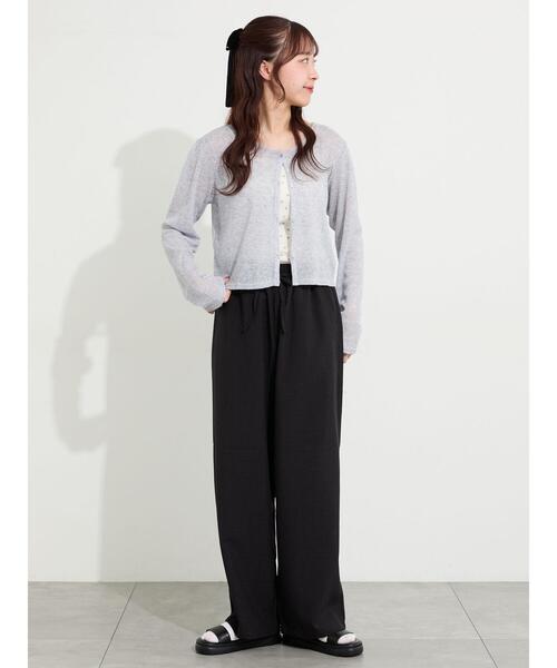 Samansa Mos2(サマンサ モスモス)の「◆イージーパンツ(その他パンツ・レディース・ブラウン/キナリ/ブラック・F)」の12枚目の写真