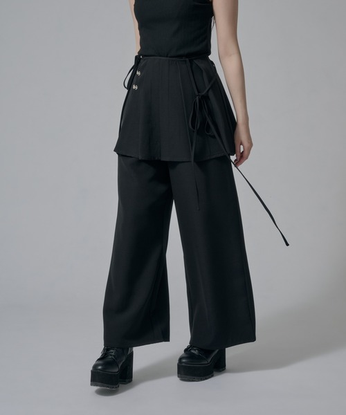 Ellno de Mavie(エルノデメヴィ)の「マルチWAYメタルチャイナスカート付きパンツ(その他パンツ・レディース・ブラック/ブルー・FREE)」の17枚目の写真