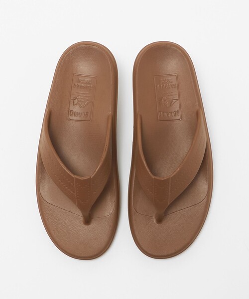 ISLAND SLIPPER(アイランドスリッパ)の「<ISLAND SLIPPER>EVA サンダル(サンダル・メンズ・ブラック/ダークブラウン・7/8/9)」の4枚目の写真