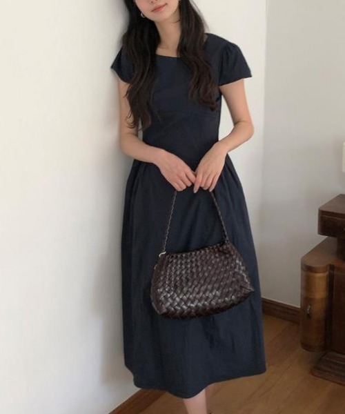 semplice（センプリチェ）の「ワンピース【韓国ファッション】（ワンピース・レディース・ブルー/ピンク/ライトグレー・F）」の6枚目の写真