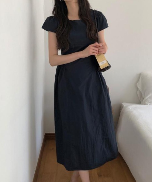 semplice（センプリチェ）の「ワンピース【韓国ファッション】（ワンピース・レディース・ブルー/ピンク/ライトグレー・F）」の7枚目の写真