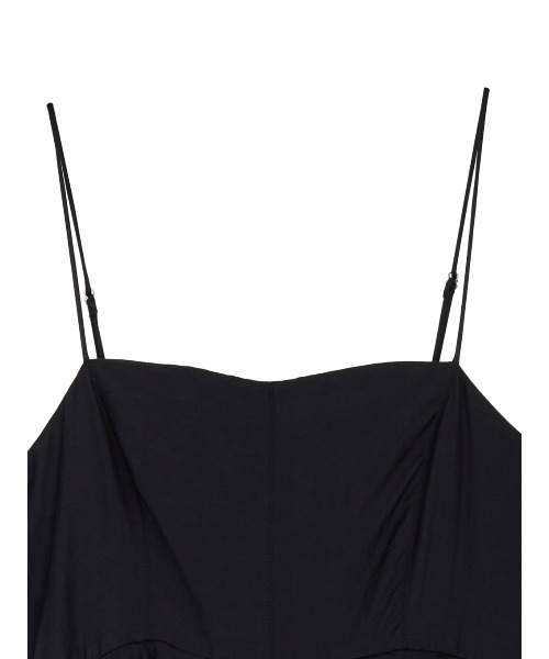 Ameri(アメリ)の「STRUCTURED PEPLUM CAMI ROMPERS(つなぎ/オールインワン・レディース・ライトブルー/ブラック/アイボリー・SMALL/MEDIUM)」の4枚目の写真