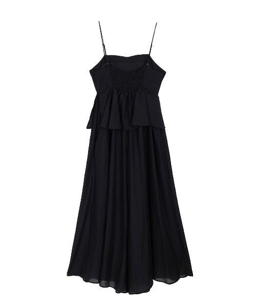 Ameri(アメリ)の「STRUCTURED PEPLUM CAMI ROMPERS(つなぎ/オールインワン・レディース・ライトブルー/ブラック/アイボリー・SMALL/MEDIUM)」の9枚目の写真