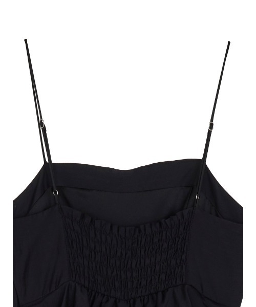 Ameri(アメリ)の「STRUCTURED PEPLUM CAMI ROMPERS(つなぎ/オールインワン・レディース・ライトブルー/ブラック/アイボリー・SMALL/MEDIUM)」の10枚目の写真