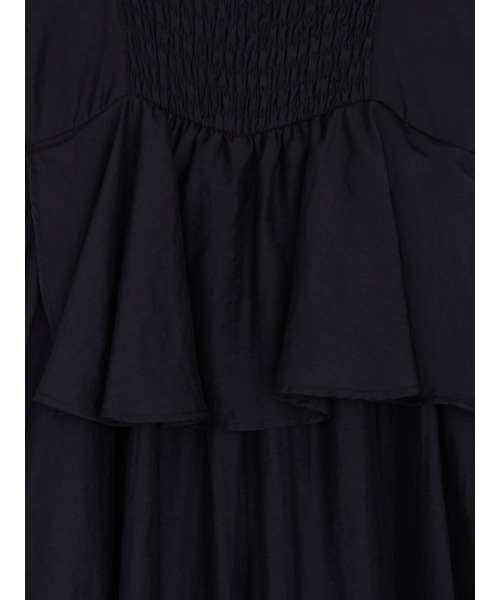 Ameri(アメリ)の「STRUCTURED PEPLUM CAMI ROMPERS(つなぎ/オールインワン・レディース・ライトブルー/ブラック/アイボリー・SMALL/MEDIUM)」の12枚目の写真