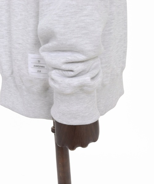 seventy seven(セブンティセブン)の「msw1915- middle oz half zip trainer (box collage) ハーフジップスエット(7726W280)(スウェット・メンズ・ホワイト/ブラック/アッシュ・S/M/L/XL)」の22枚目の写真