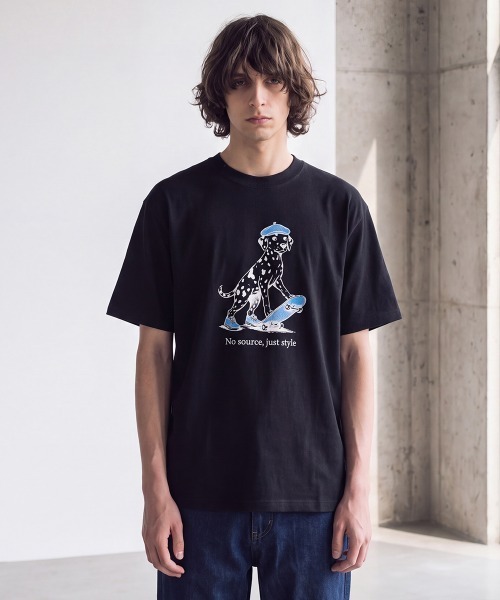 rehacer(レアセル)の「rehacer : Just Style CS / シャスト スタイル カットソー(Tシャツ/カットソー・メンズ・ホワイト/グレー/ブラック・MEDIUM/LARGE/SMALL)」の2枚目の写真