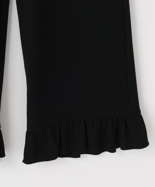 LOWRYS FARM(ローリーズファーム)の「サーマルフラワーフリルパンツ 1048957(その他パンツ・レディース・グレー系その他2/ブラック/ブラック系その他・SMALL/MEDIUM)」の8枚目の写真