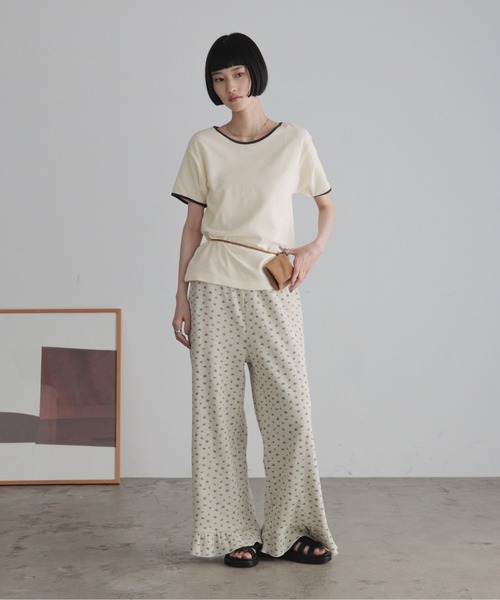 LOWRYS FARM(ローリーズファーム)の「サーマルフラワーフリルパンツ 1048957(その他パンツ・レディース・グレー系その他2/ブラック/ブラック系その他・SMALL/MEDIUM)」の12枚目の写真