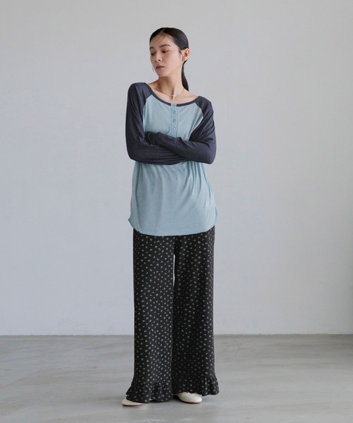 LOWRYS FARM(ローリーズファーム)の「サーマルフラワーフリルパンツ 1048957(その他パンツ・レディース・グレー系その他2/ブラック/ブラック系その他・SMALL/MEDIUM)」の17枚目の写真