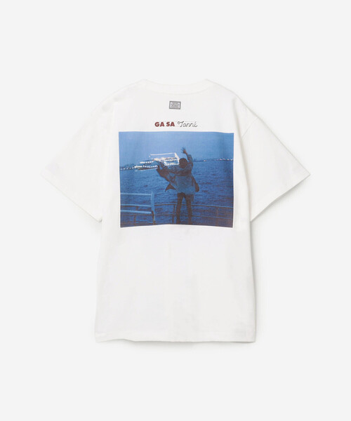 TANGTANG（タンタン）の「TANGTANG | 半袖Tシャツ GASATANG CARAXFAREWELLinblue WOMEN（Tシャツ/カットソー・レディース・ホワイト・S）」の3枚目の写真