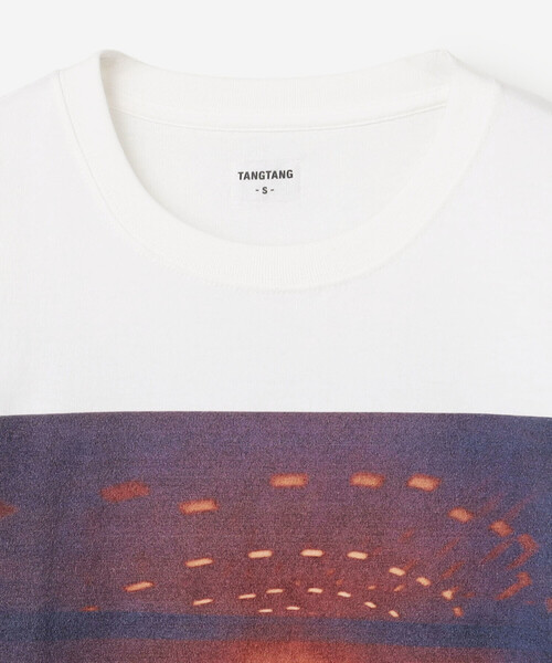 TANGTANG（タンタン）の「TANGTANG | 半袖Tシャツ GASATANG CARAXFAREWELLinblue WOMEN（Tシャツ/カットソー・レディース・ホワイト・S）」の4枚目の写真