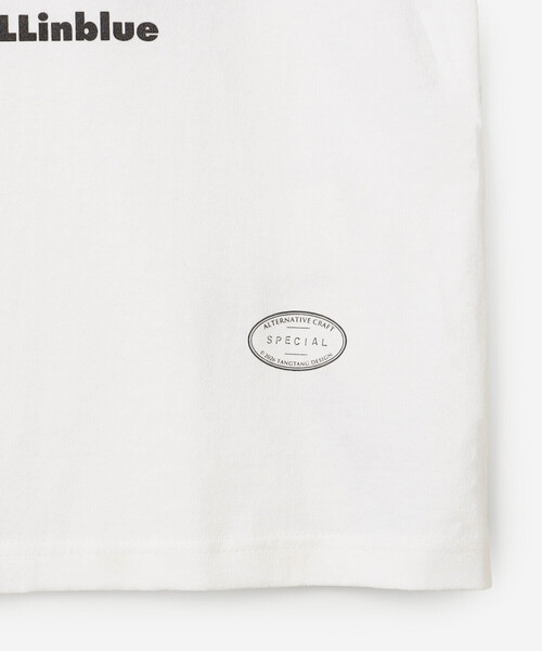 TANGTANG（タンタン）の「TANGTANG | 半袖Tシャツ GASATANG CARAXFAREWELLinblue WOMEN（Tシャツ/カットソー・レディース・ホワイト・S）」の6枚目の写真