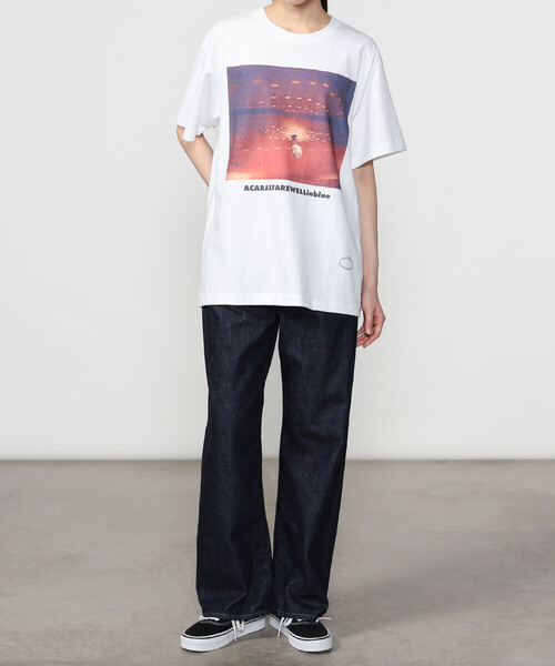 TANGTANG（タンタン）の「TANGTANG | 半袖Tシャツ GASATANG CARAXFAREWELLinblue WOMEN（Tシャツ/カットソー・レディース・ホワイト・S）」の13枚目の写真