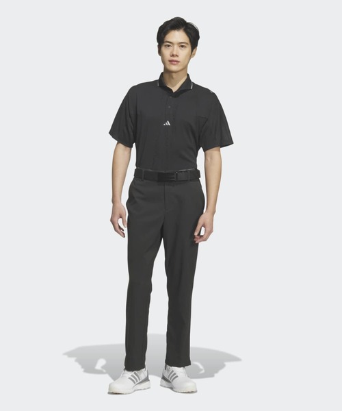 adidas(アディダス)の「アルティメット365 ツアー クライマクール ジャカード 半袖 ポロシャツ【adidas Golf/アディダスゴルフ】(ポロシャツ・メンズ・ブラック・XX-LARGE/3XL/LARGE/MEDIUM/SMALL/X-LARGE)」の4枚目の写真