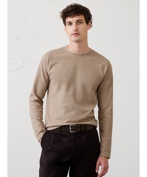 BANANA REPUBLIC FACTORY STORE ワッフルクルーネックシャツ