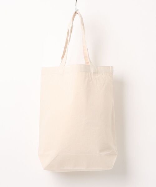Ol' Basics(オールベーシックス)の「Ol' Basics(オール・ベーシックス) トートバッグ キャンバス リボンイラスト ロゴ プリント 鞄 BAG アメカジ メンズ レディース ユニセックス Mサイズ(トートバッグ・レディース・ベージュ系1/ベージュ系2・FREE)」の4枚目の写真
