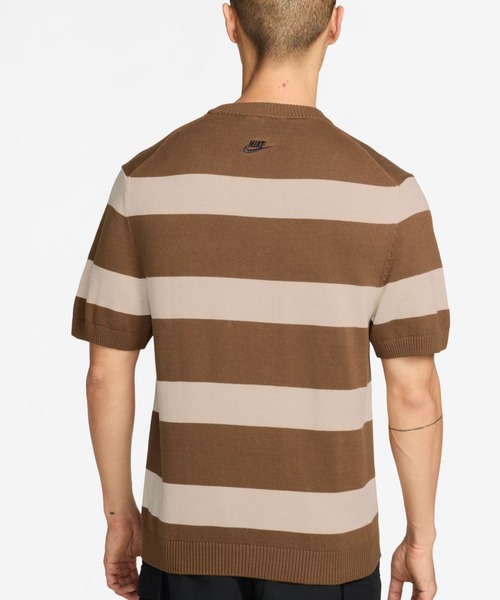 NIKE（ナイキ）の「NIKE ナイキ ナイキ クラブ S/S トップ NCC（ニット/セーター・メンズ・ベージュ/ネイビー・LL/3L/L/S/M）」の3枚目の写真