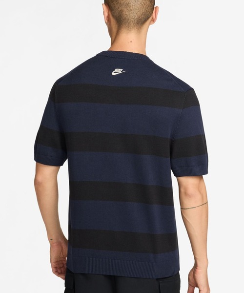 NIKE（ナイキ）の「NIKE ナイキ ナイキ クラブ S/S トップ NCC（ニット/セーター・メンズ・ベージュ/ネイビー・LL/3L/L/S/M）」の5枚目の写真