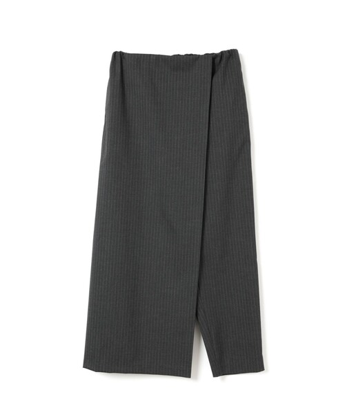 mizuiroind(ミズイロインド)の「mizuiro ind ラップライクパンツ(その他パンツ・レディース・チャコールグレー/グレー系その他/ブラック/ネイビー/グレー・FREE)」の9枚目の写真