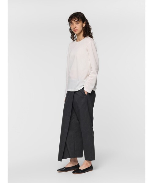 mizuiroind(ミズイロインド)の「mizuiro ind ラップライクパンツ(その他パンツ・レディース・チャコールグレー/グレー系その他/ブラック/ネイビー/グレー・FREE)」の17枚目の写真