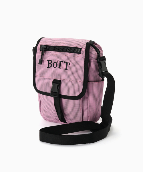 BOTT(ボット)の「BoTT / ボット CONTRAST RIPSTOP MINI SHOULDER BAG(ショルダーバッグ・メンズ・ピンク/ブラック・FREE)」の4枚目の写真