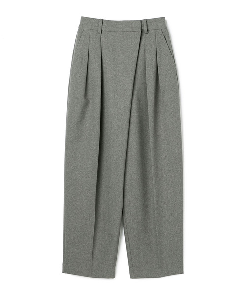 N.O.R.C(ノーク)の「メランジドライタッチラップバレルパンツ【ウォッシャブル】(スラックス・レディース・ブラウン/グレー・S/M)」の19枚目の写真