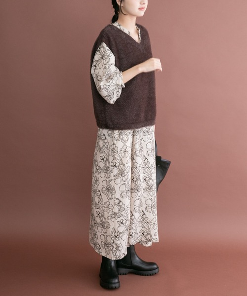 ITEMS URBANRESEARCH(アイテムズ アーバンリサーチ)の「シャギーベスト(ベスト・レディース・カーキ/ブラウン/ライトベージュ・FREE)」の9枚目の写真