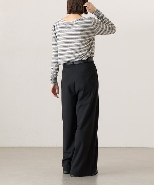 BEARDSLEY(ビアズリー)の「《ZOZO先行予約開始》ダブルタックパンツ《FRIPIER》(その他パンツ・レディース・ブラウン/ブラック・FREE)」の11枚目の写真
