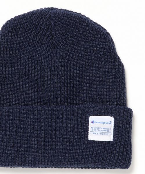 Champion(チャンピオン)の「【Champion】別注カラーワッチ/715410(ニットキャップ/ビーニー・メンズ・ホワイト/ブルー/グレー/ネイビー/ブラック・FREE)」の5枚目の写真