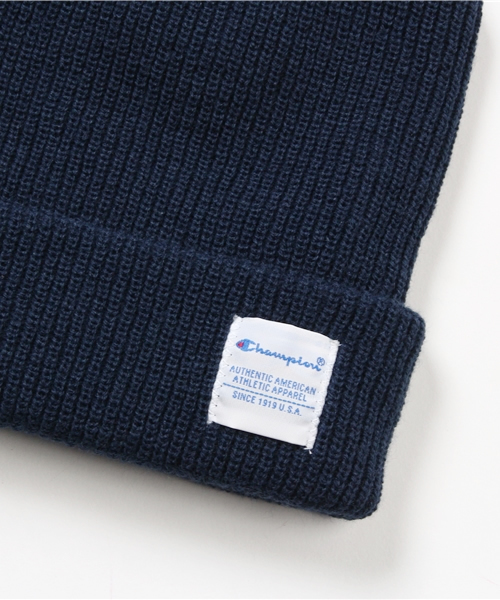 Champion(チャンピオン)の「【Champion】別注カラーワッチ/715410(ニットキャップ/ビーニー・メンズ・ホワイト/ブルー/グレー/ネイビー/ブラック・FREE)」の8枚目の写真