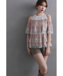 Marilou Lace Tiered Top