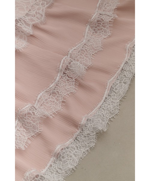 Her lip to(ハーリップトゥー)の「Marilou Lace Tiered Top(その他トップス・レディース・ローズ系・S/M)」の8枚目の写真