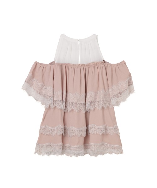 Her lip to(ハーリップトゥー)の「Marilou Lace Tiered Top(その他トップス・レディース・ローズ系・S/M)」の16枚目の写真