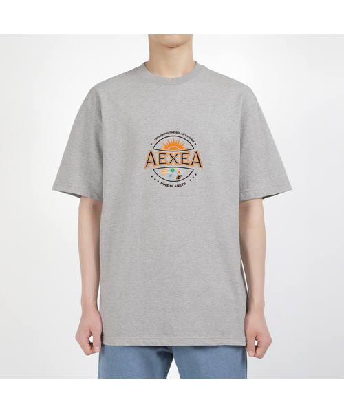 AEXEA(アクシー)の「太陽系惑星 半袖Tシャツ F03BRD_ABX10950(Tシャツ/カットソー・メンズ・ブルー/ホワイト/グレー系その他/ブラック・S/XL/L/M)」の1枚目の写真