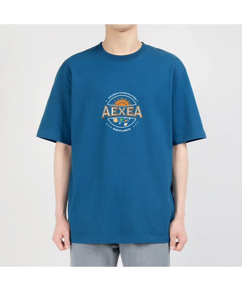 AEXEA(アクシー)の「太陽系惑星 半袖Tシャツ F03BRD_ABX10950(Tシャツ/カットソー・メンズ・ブルー/ホワイト/グレー系その他/ブラック・S/XL/L/M)」の4枚目の写真