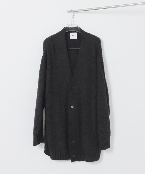 EDIFICE(エディフィス)の「Hedie.+ Shaggy Cardigan(カーディガン/ボレロ・メンズ・ブラック/グリーン・2/3)」の8枚目の写真