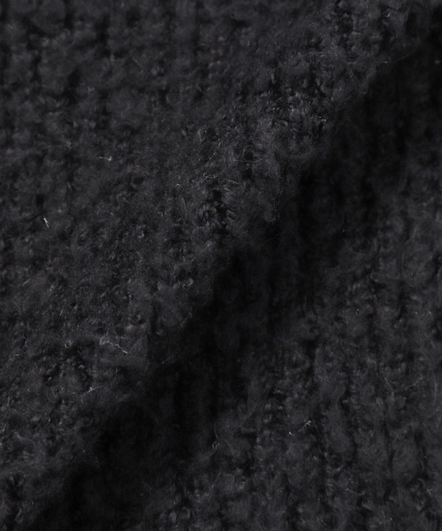 EDIFICE(エディフィス)の「Hedie.+ Shaggy Cardigan(カーディガン/ボレロ・メンズ・ブラック/グリーン・2/3)」の13枚目の写真